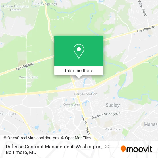 Mapa de Defense Contract Management
