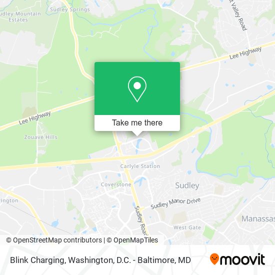 Blink Charging map