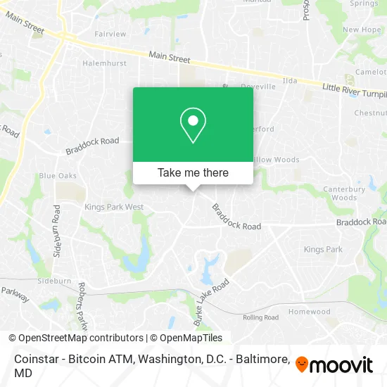 Coinstar - Bitcoin ATM map