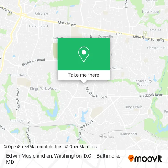 Edwin Music and en map