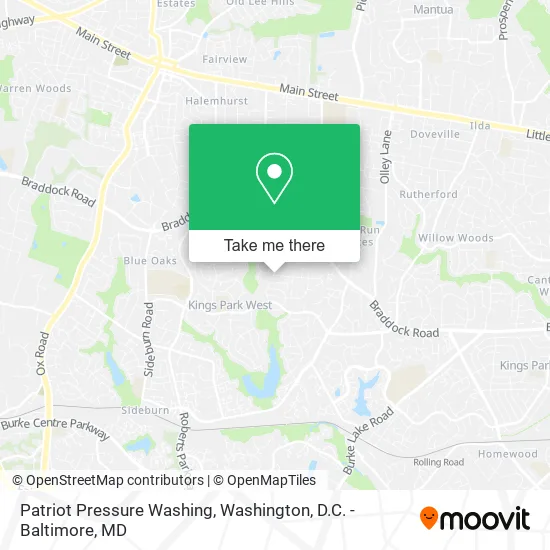 Patriot Pressure Washing map