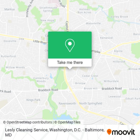 Mapa de Lesly Cleaning Service