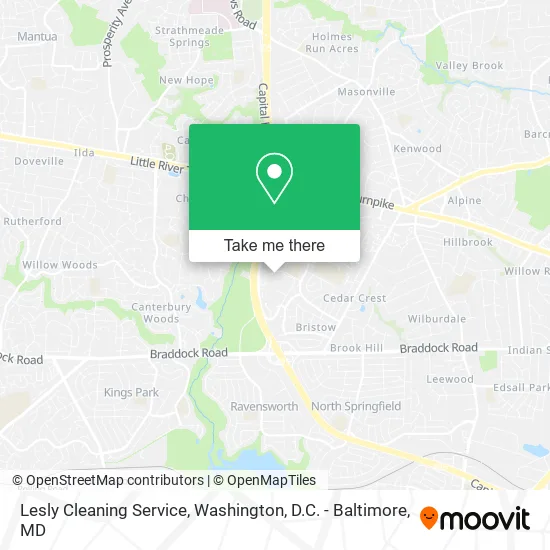 Mapa de Lesly Cleaning Service