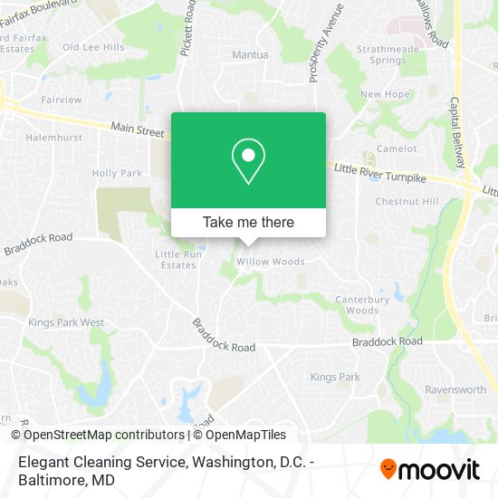 Elegant Cleaning Service map
