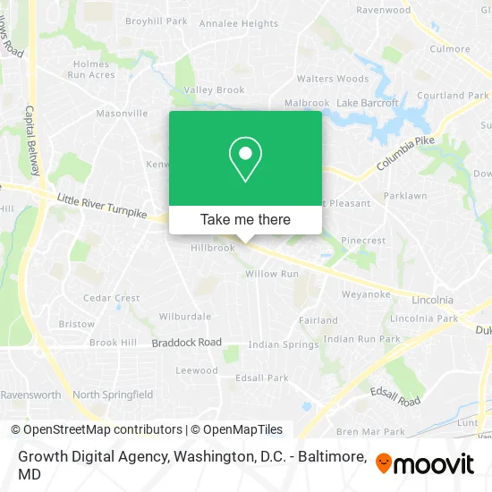 Growth Digital Agency map