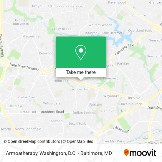 Mapa de Armoatherapy
