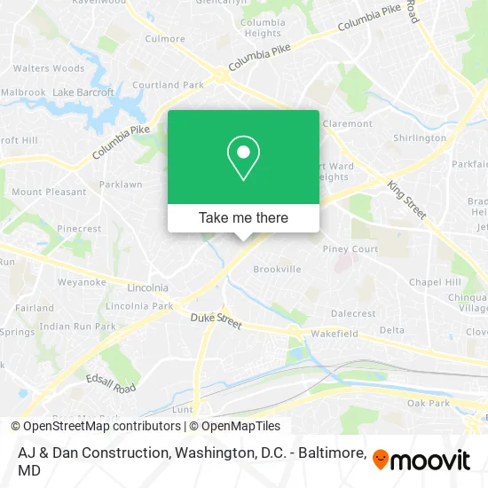 AJ & Dan Construction map