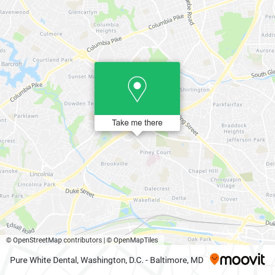 Mapa de Pure White Dental