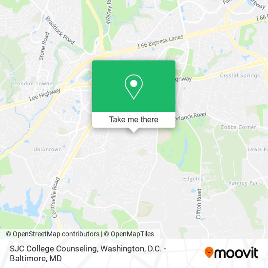 SJC College Counseling map