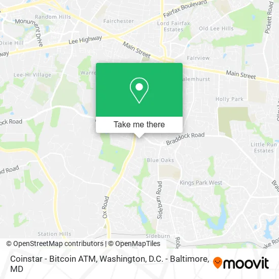 Coinstar - Bitcoin ATM map