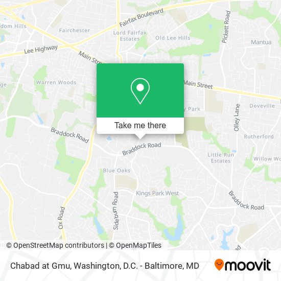 Chabad at Gmu map