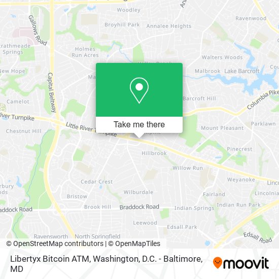 Libertyx Bitcoin ATM map