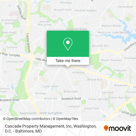 Cascade Property Management, Inc map