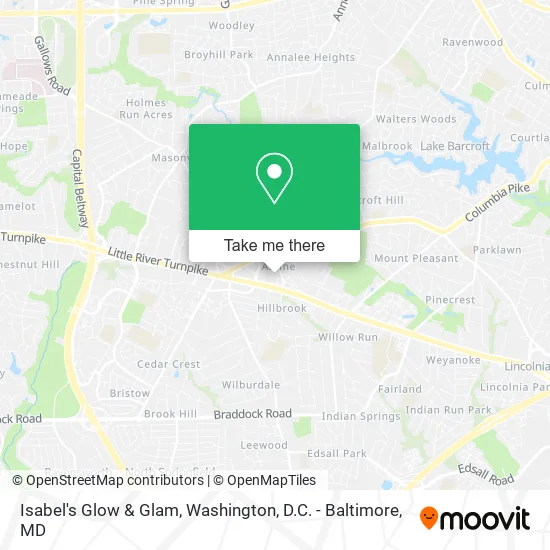 Mapa de Isabel's Glow & Glam