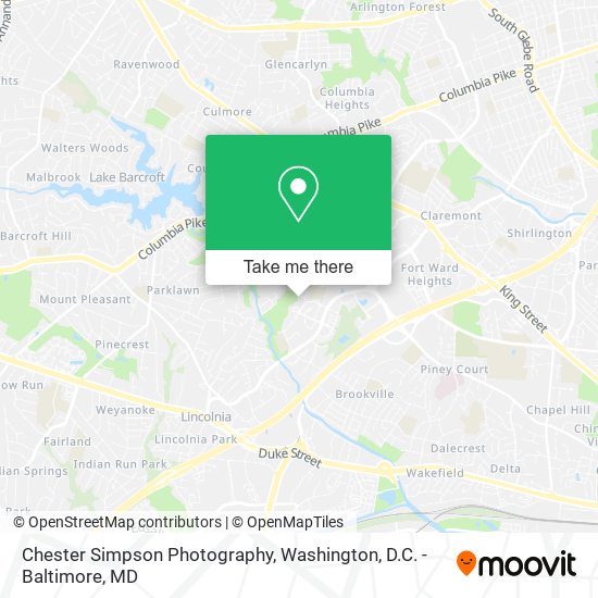 Chester Simpson Photography map