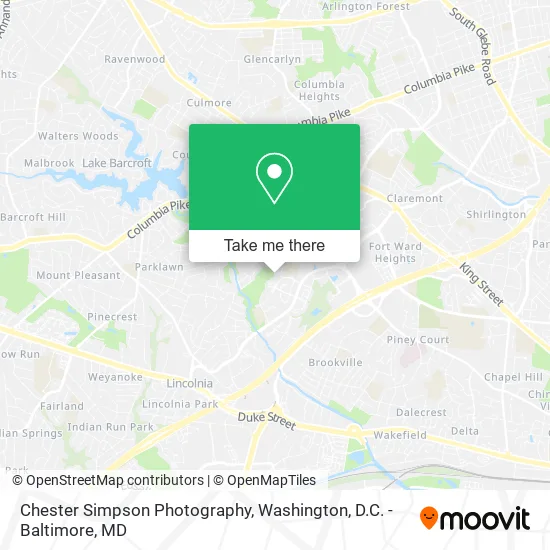 Chester Simpson Photography map