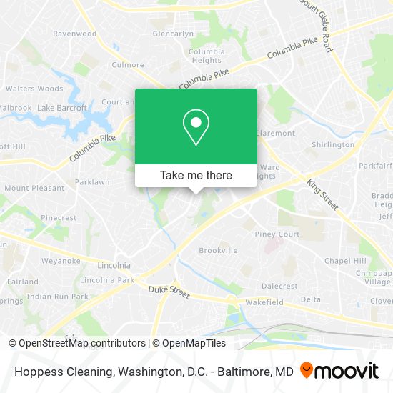 Hoppess Cleaning map