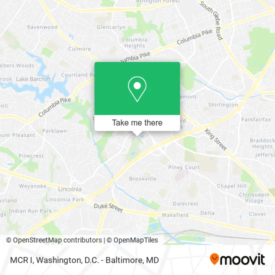 MCR I map