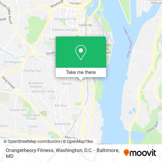Mapa de Orangetheory Fitness