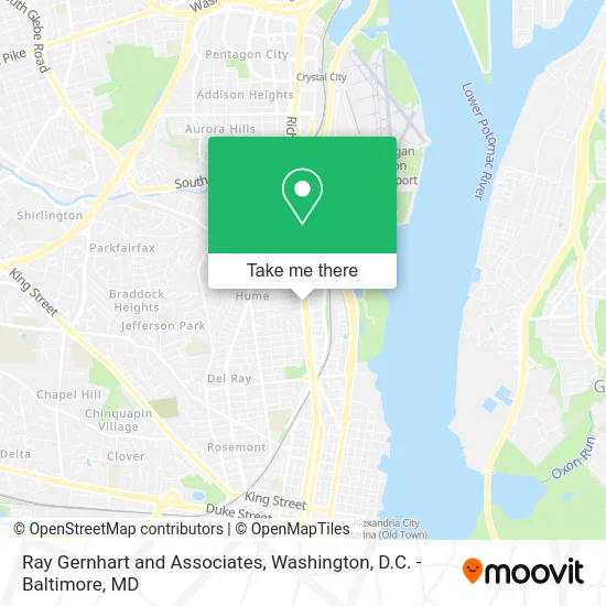 Ray Gernhart and Associates map