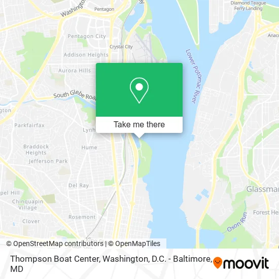 Thompson Boat Center map