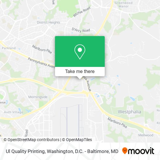 Ul Quality Printing map