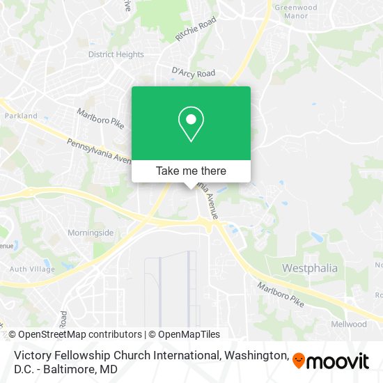 Victory Fellowship Church International map