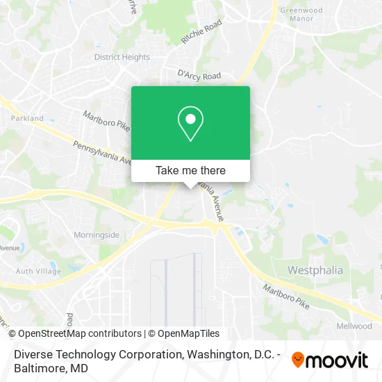 Mapa de Diverse Technology Corporation