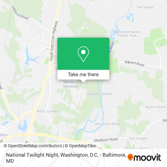 National Twilight Night map