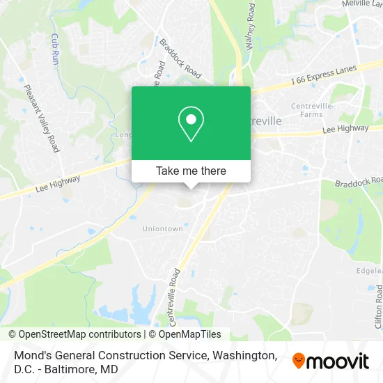 Mond's General Construction Service map
