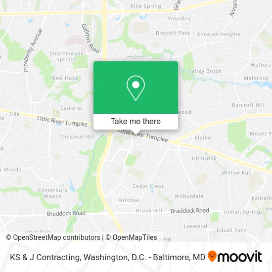 KS & J Contracting map