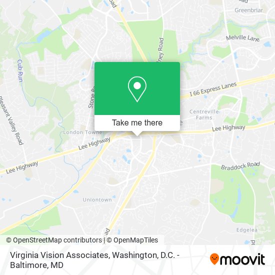 Mapa de Virginia Vision Associates