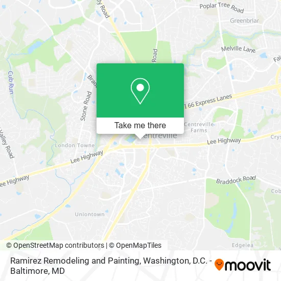 Ramirez Remodeling and Painting map