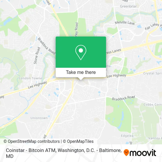 Coinstar - Bitcoin ATM map