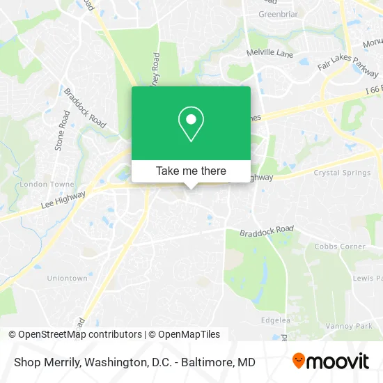 Shop Merrily map