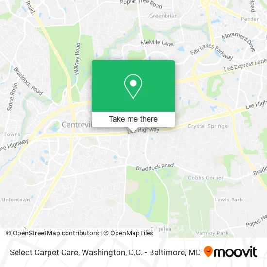 Select Carpet Care map