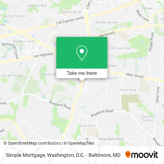Simple Mortgage map