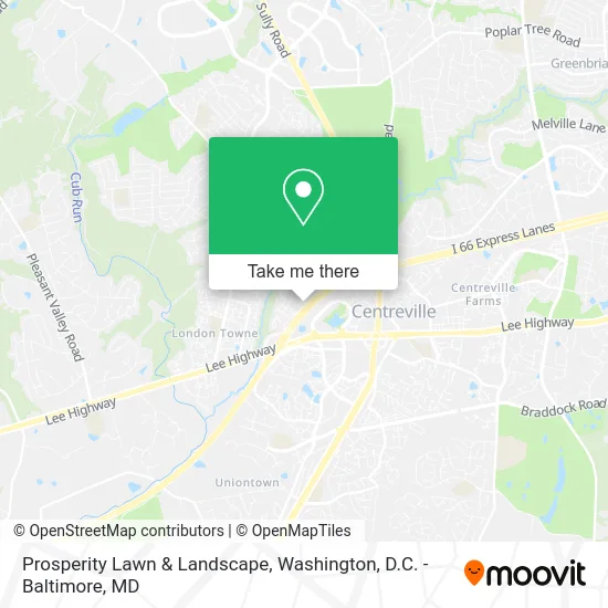 Prosperity Lawn & Landscape map