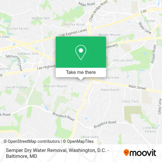 Semper Dry Water Removal map