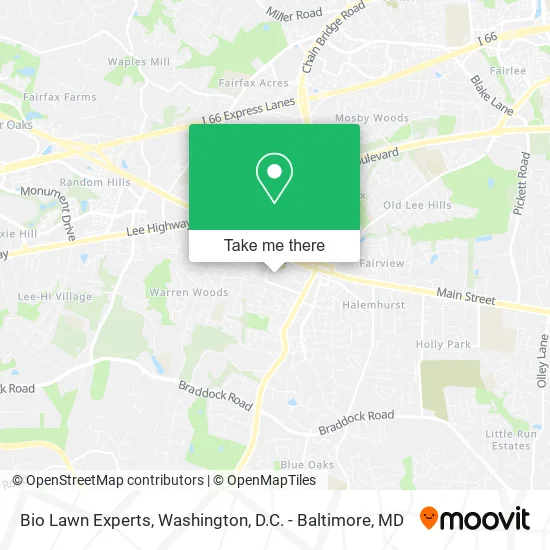 Bio Lawn Experts map