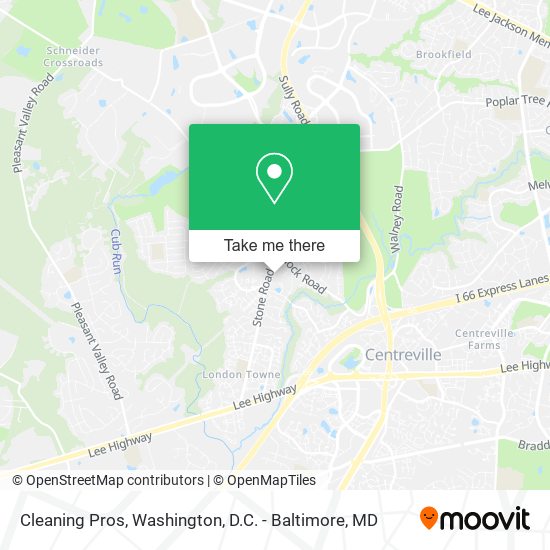 Cleaning Pros map