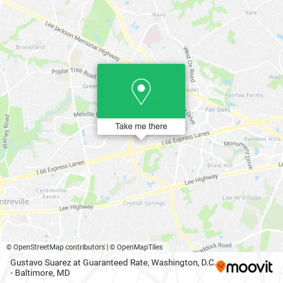 Gustavo Suarez at Guaranteed Rate map