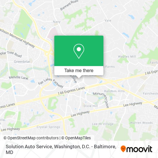 Solution Auto Service map