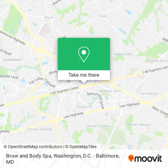 Brow and Body Spa map