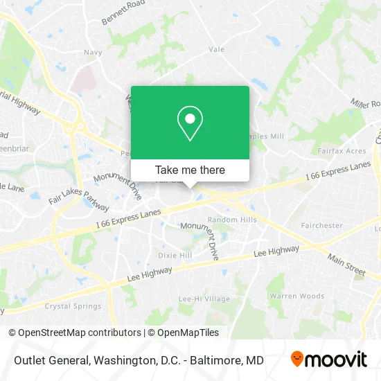 Outlet General map