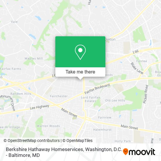 Mapa de Berkshire Hathaway Homeservices