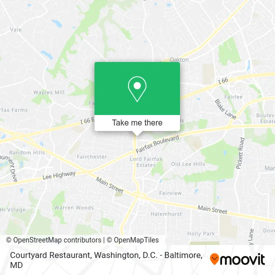 Courtyard Restaurant map