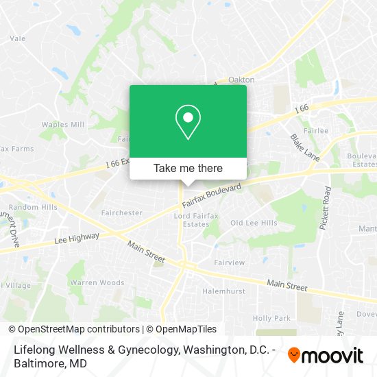 Lifelong Wellness & Gynecology map