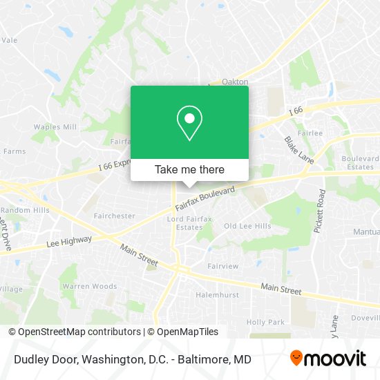 Dudley Door map