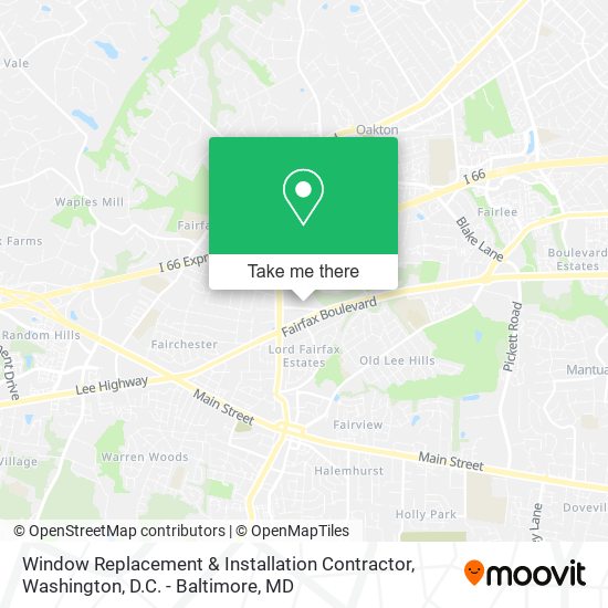Window Replacement & Installation Contractor map